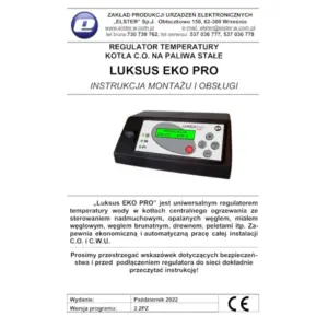 Instrukcja Luksus EKO PRO