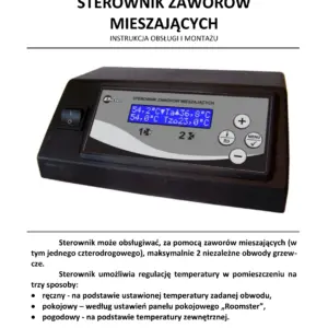 Instrukcja obsługi Sterownik zaworu mieszającego A2